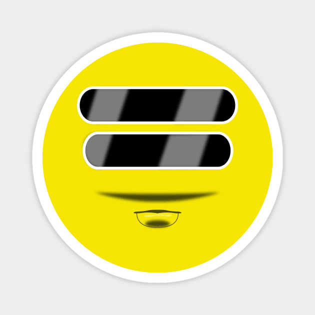 Zeo Ranger 2 Yellow Visor Magnet by mavgagliano